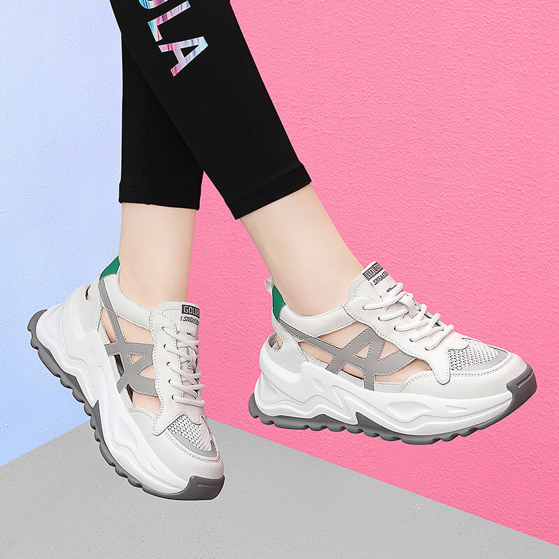 Damen Sneaker Sportlich atmungsaktiv KomfortSchuhe