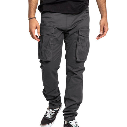 Herren Cargo-Hose Bequem Elastisch Mehrere Taschen