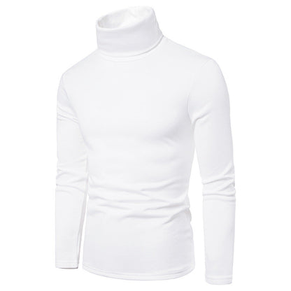 Herren Rollkragenpullover Modern Baumwollmix Slim Fit