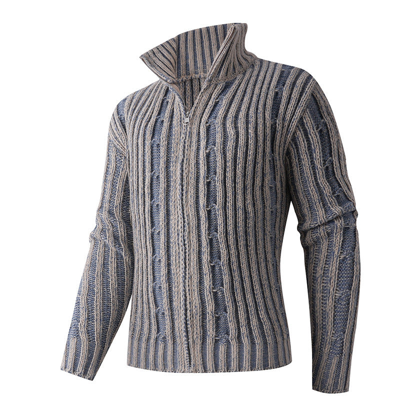 Herren Strickpullover Gestreift Modern
