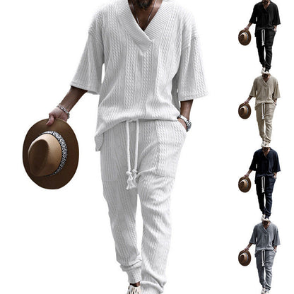 Herren Jogginghose Strick Bequem Modern - BerlinGlamour
