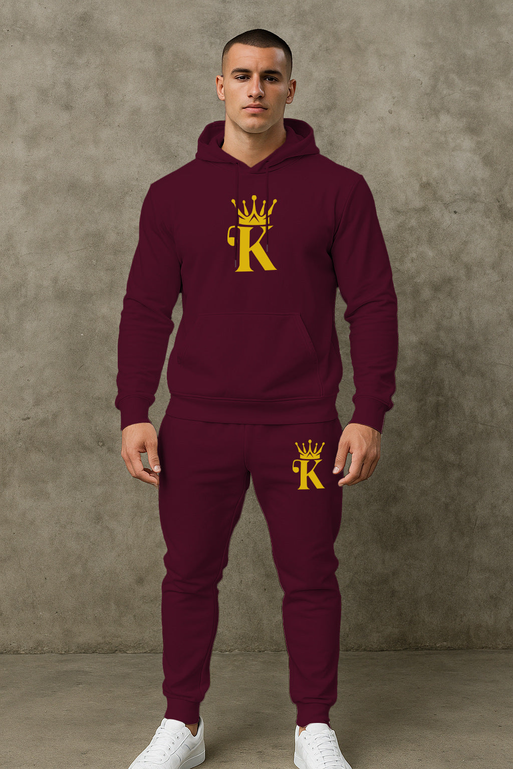 Bequemes Herren Hoodie Jogging Set Sportlich Comfort