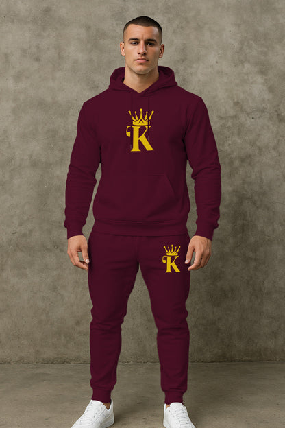 Bequemes Herren Hoodie Jogging Set Sportlich Comfort