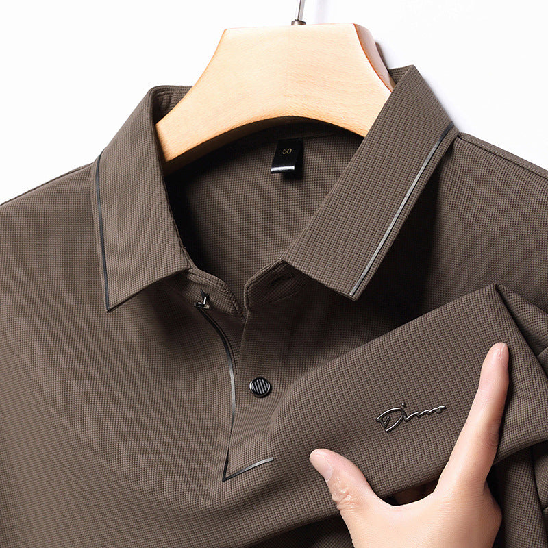 Herren Poloshirt Langarm Feuchtigkeitsregulierend Hochwertig - BerlinGlamour
