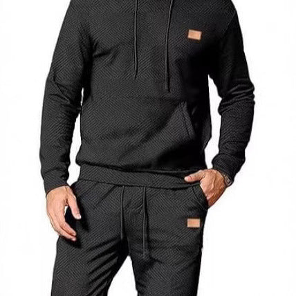 Herren Jogginganzug Sportlich mit Kapuze und Taschen