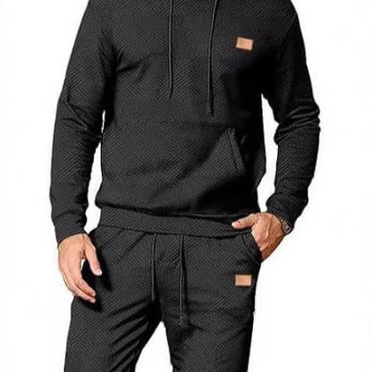 Herren Jogginganzug Sportlich mit Kapuze und Taschen