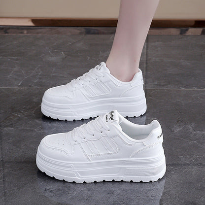 Damen Sneaker Hochplateau Atmungsaktiv Sportlich