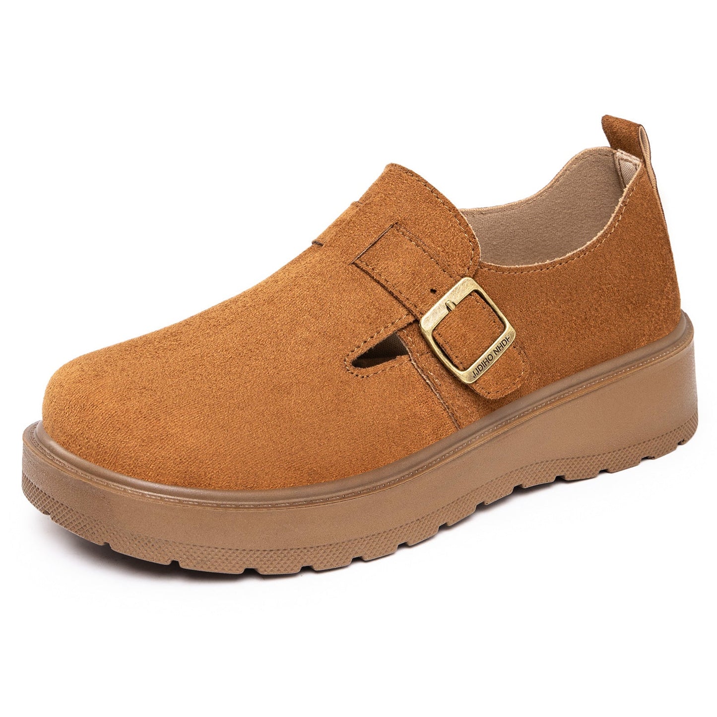 Damen Slipper Elegante Schnallenverschluss Warm