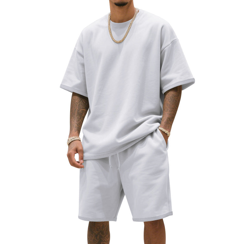Herren Sportset atmungsaktiv Komfort Baumwollmix Casual