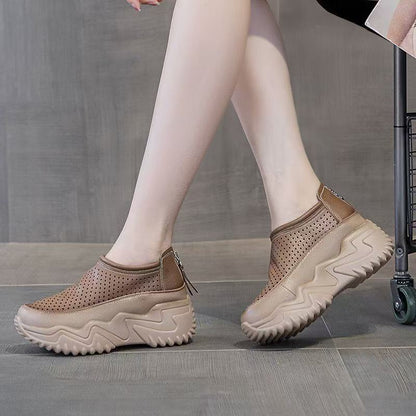 Damen Sneaker Atmungsaktiv Elegant Bequem Slip-On