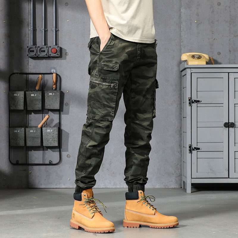 Herren Cargo-Hosen Praktisch Elastisch Mit Vielen Taschen