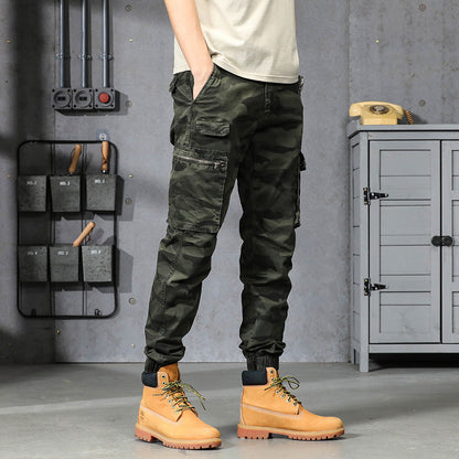 Herren Cargo-Hosen Praktisch Elastisch Mit Vielen Taschen