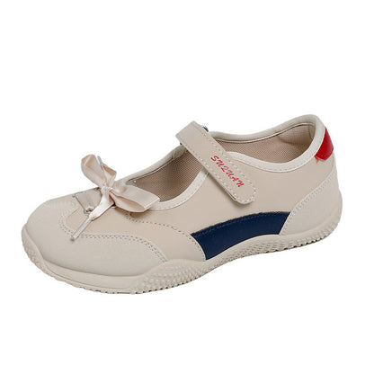 Damen Sportschuhe Klettverschluss Schleifen Design Modern