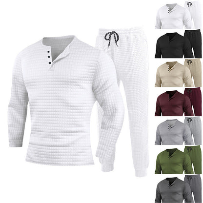 Herren Sportanzug Langarmshirt Jogginghose Grau - BerlinGlamour