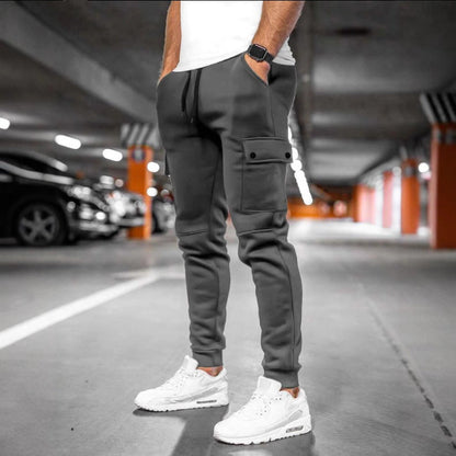 Herren Cargo-Jogginghose Funktionshose Mit Taschen Bequem - BerlinGlamour