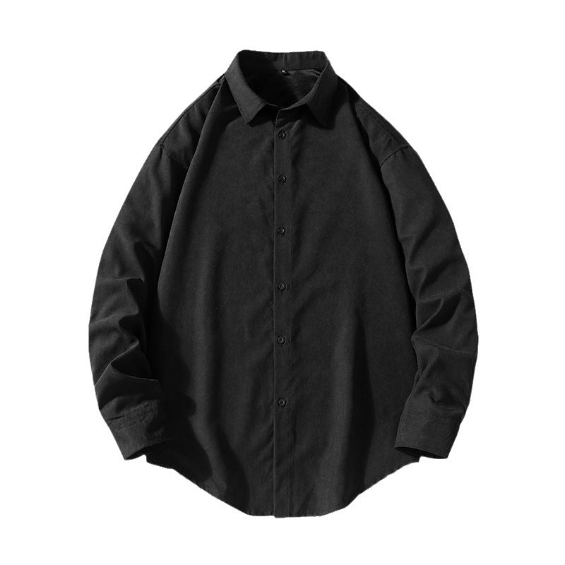 Herren Langarmhemd Weiches Baumwollhemd Berlin Stil