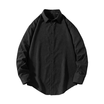 Herren Langarmhemd Weiches Baumwollhemd Berlin Stil