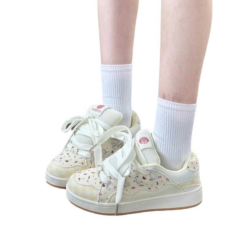 Damen Sneaker Bequem Verspielt Mode Schuhe