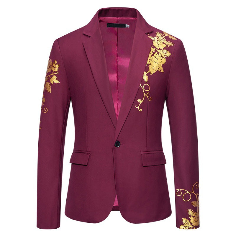 Herren Blazer Eleganter mit Blumenmuster Modern