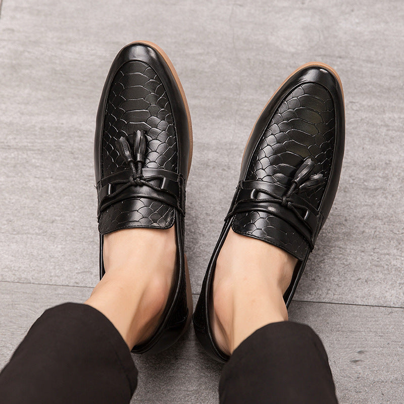 Damen Mokassins Elegante Schlaufen Detail Modern