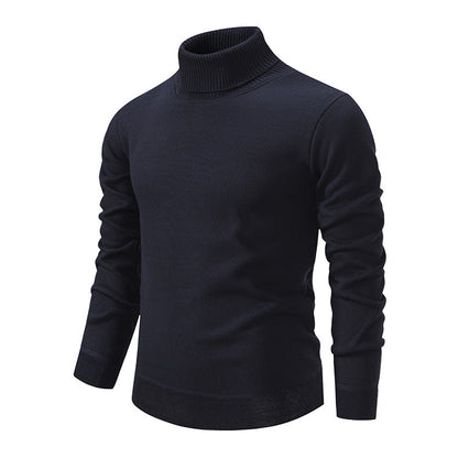 Herren Rollkragenpullover Weich Strickig Modern Berlin