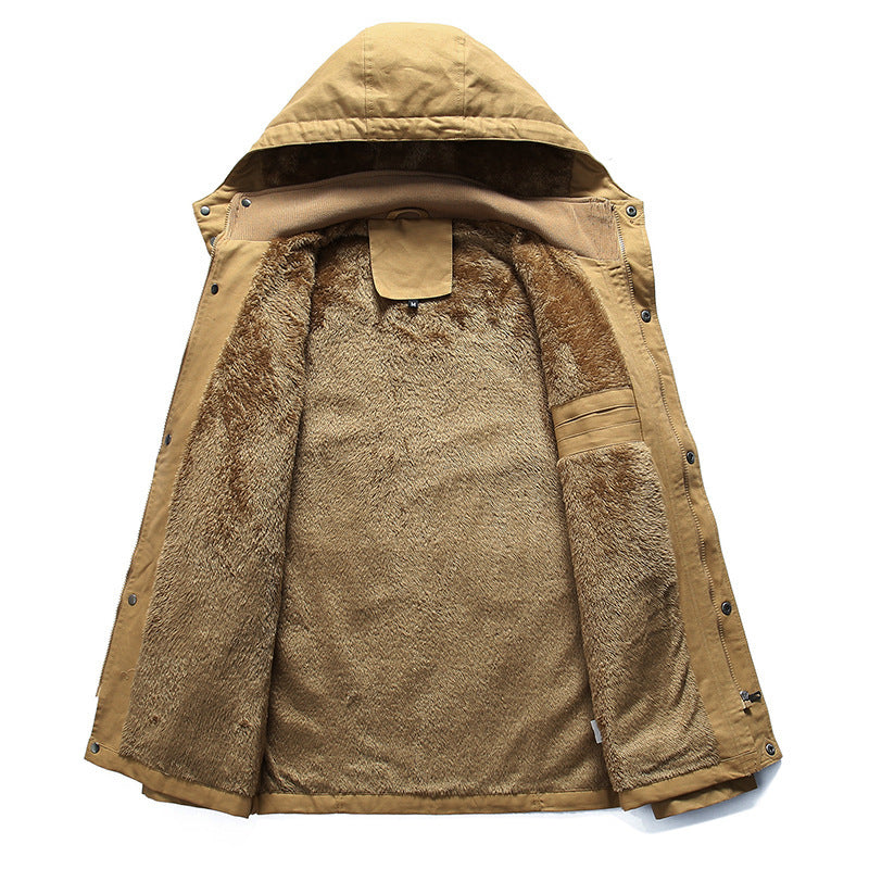 Herren Utility-Jacke Warm Isoliert Wasserdicht Outdoor