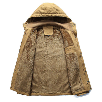 Herren Utility-Jacke Warm Isoliert Wasserdicht Outdoor