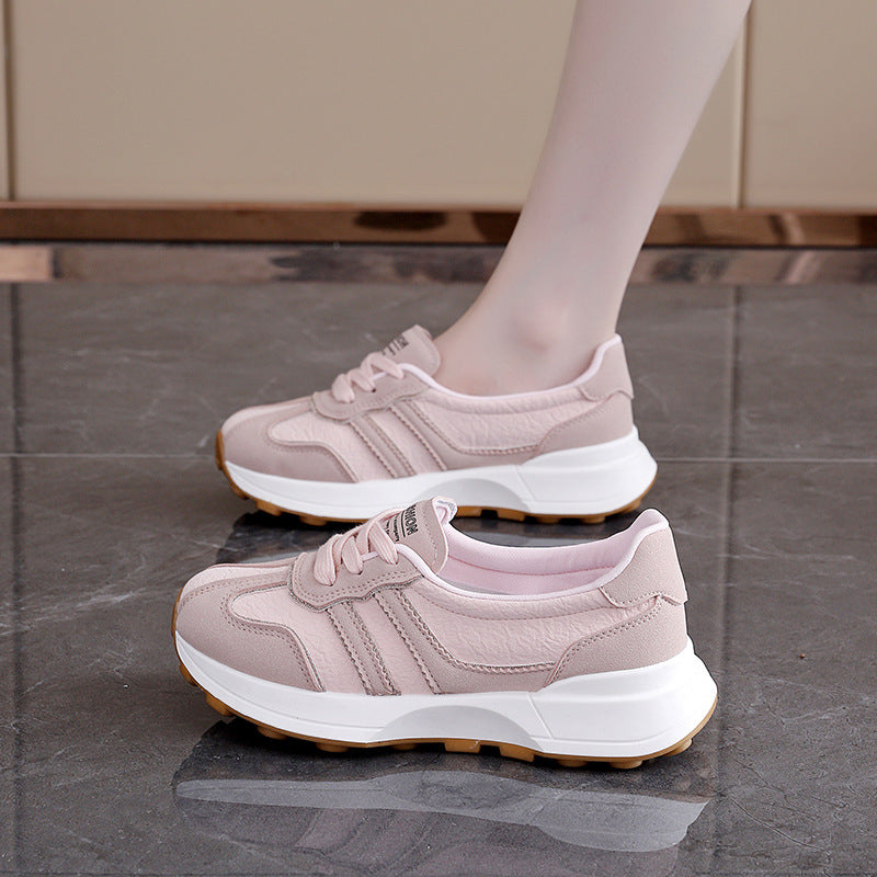Damen Sneaker Sportlich Komfortabel Laufschuhe Weiße Sohle - BerlinGlamour