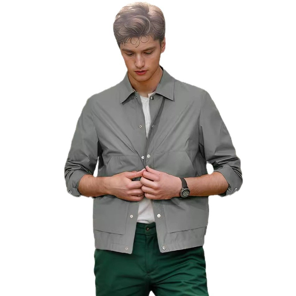 Herren Übergangsjacke Leicht Stylisch SlimFit