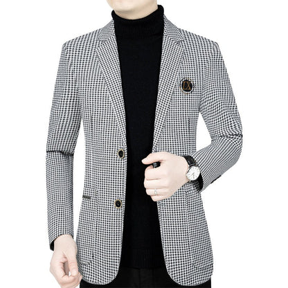 Herren Blazer Karomuster Elegant Modern - BerlinGlamour
