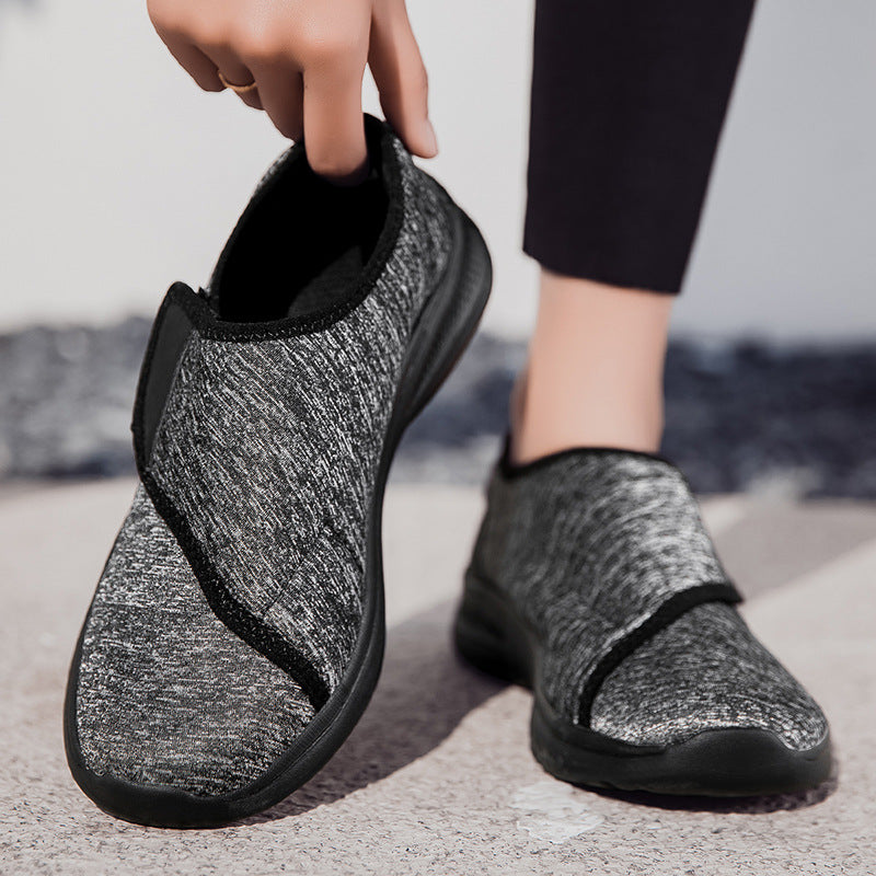 Damen Fitnessschuhe Bequem Slip-On mit Klettverschluss Sport