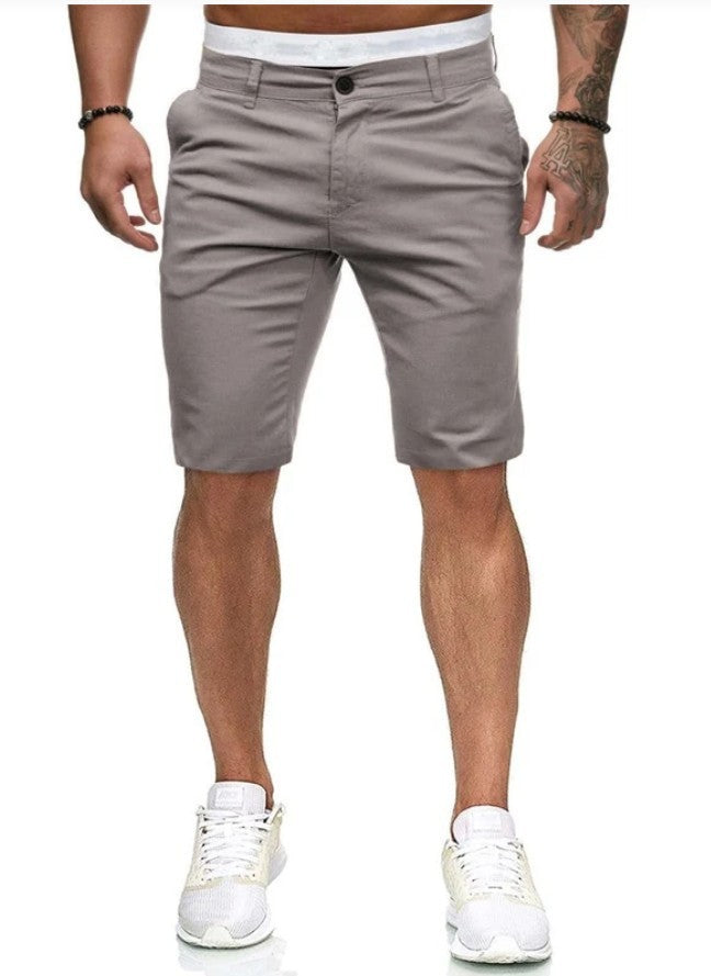 Herren Chino Shorts Elastisch Elegant Modern