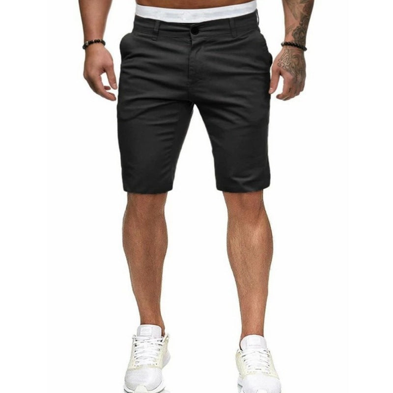 Herren Chino Shorts Modern Schnitt Bequem