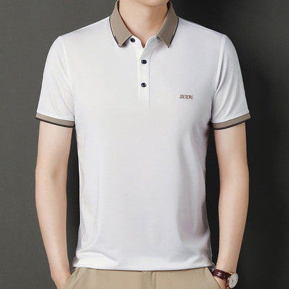 Herren Polo-Shirt Sportlich Moderner Kragen