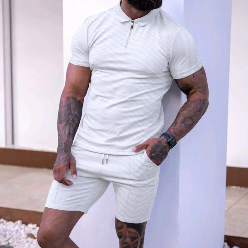 Herren Polo-Set mit Shorts Funktionell und Modern