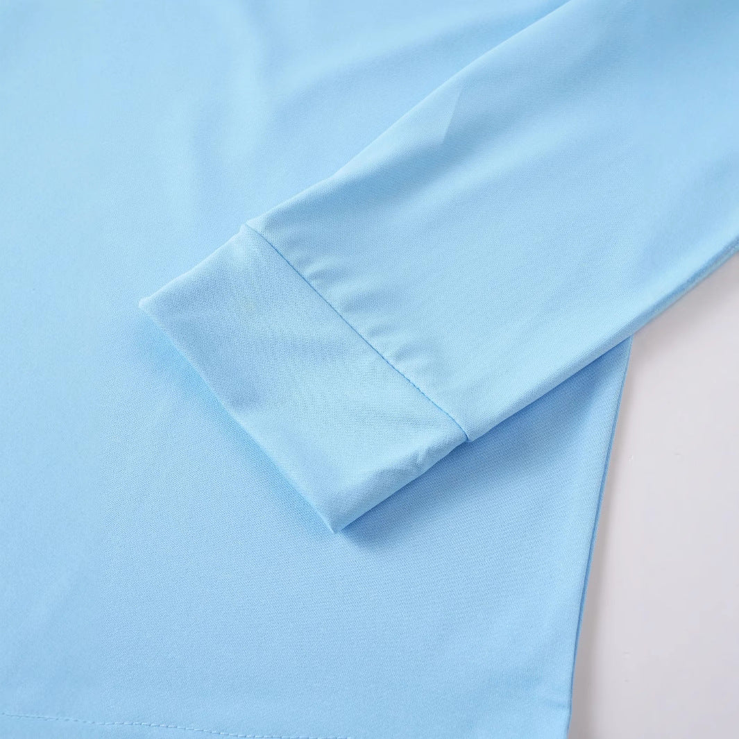 Herren Langarmshirt Sportlich Funktionell mit Reißverschluss