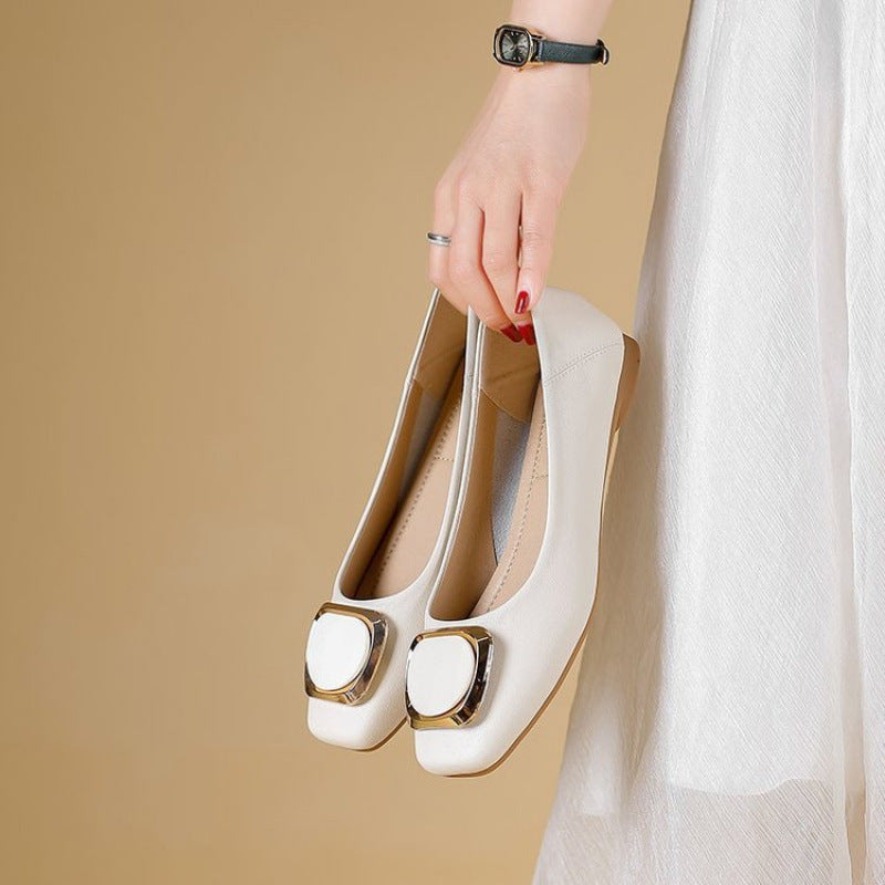 Damen Ballerinas Elegant mit Schmuckdetail Glitzer