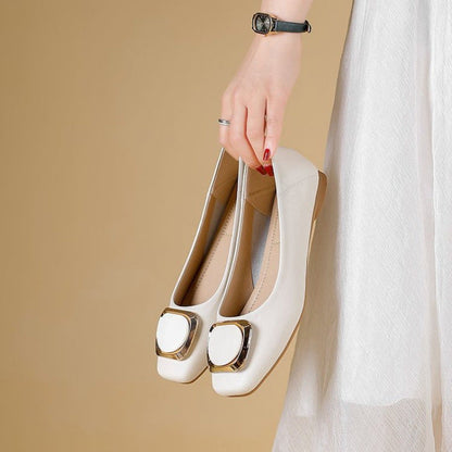 Damen Ballerinas Elegant mit Schmuckdetail Glitzer