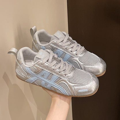 Damen Sneaker Atmungsaktiv Strukturiert Rutschfest