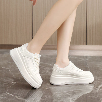 Damen Plateau Sneaker Rutschfest Komfortabel Modisch