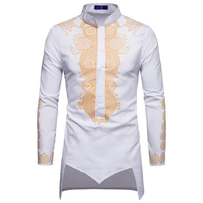 Herren Hemd Elegantes Traditionelles Feinste Stickerei Berlin