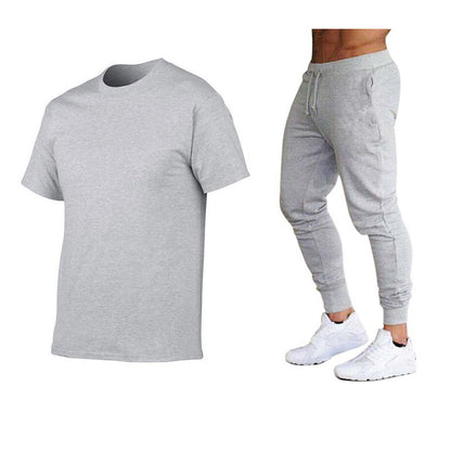 Herren Sportset Funktionales T-Shirt und Jogginghose Set