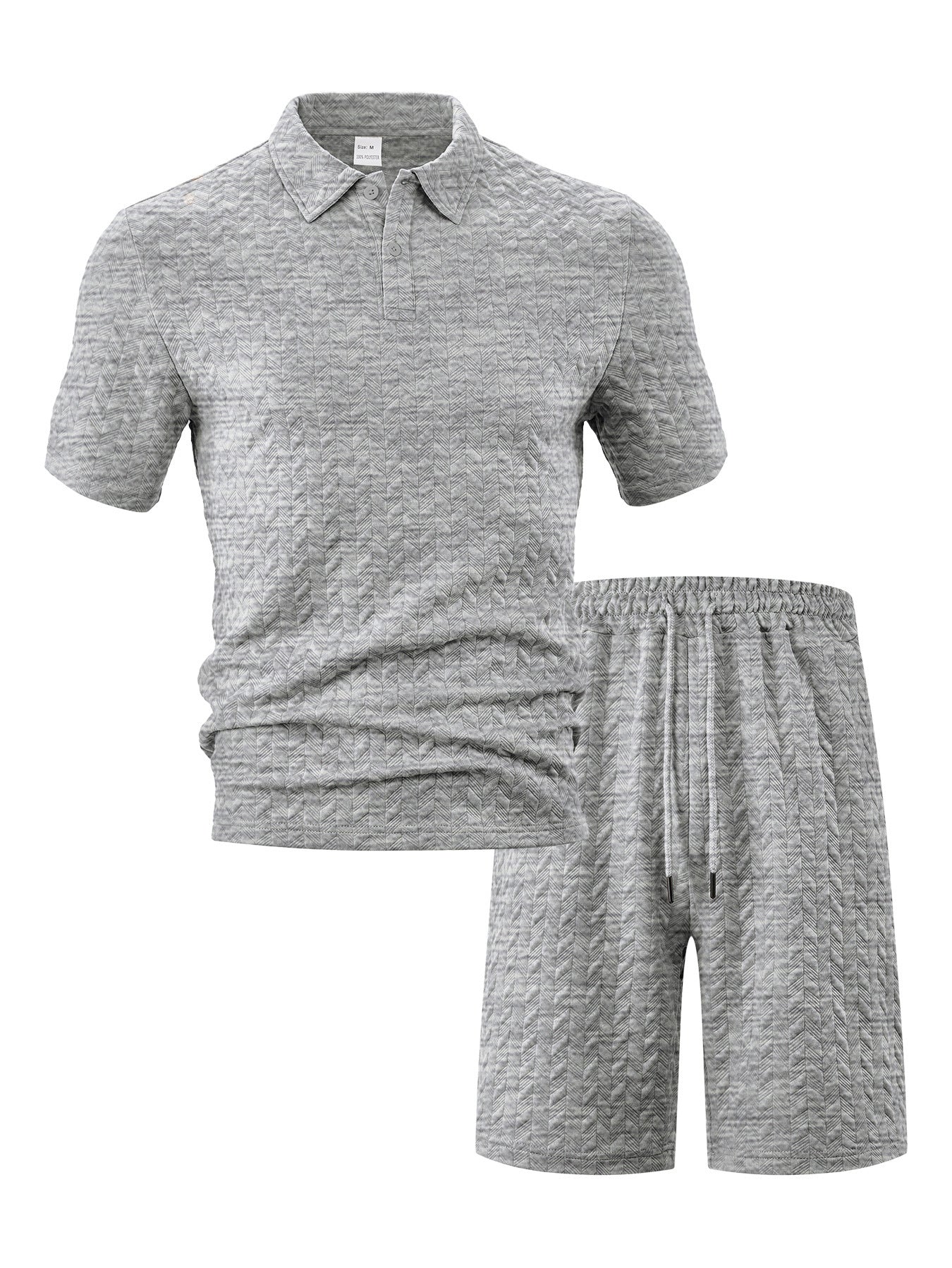 Herren Polo Shorts Set atmungsaktiv Modern Sportlich