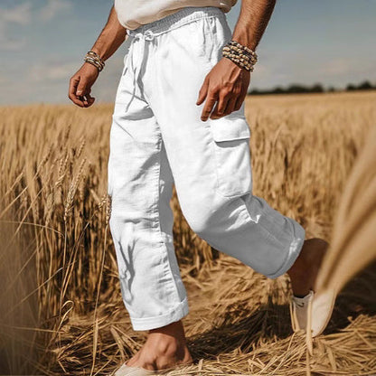 Herren Cargo-Hose Vielseitig Mit Verstellbarem Bund