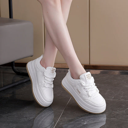 Damen Sneaker Bequem Dickes Sohlen Modisch