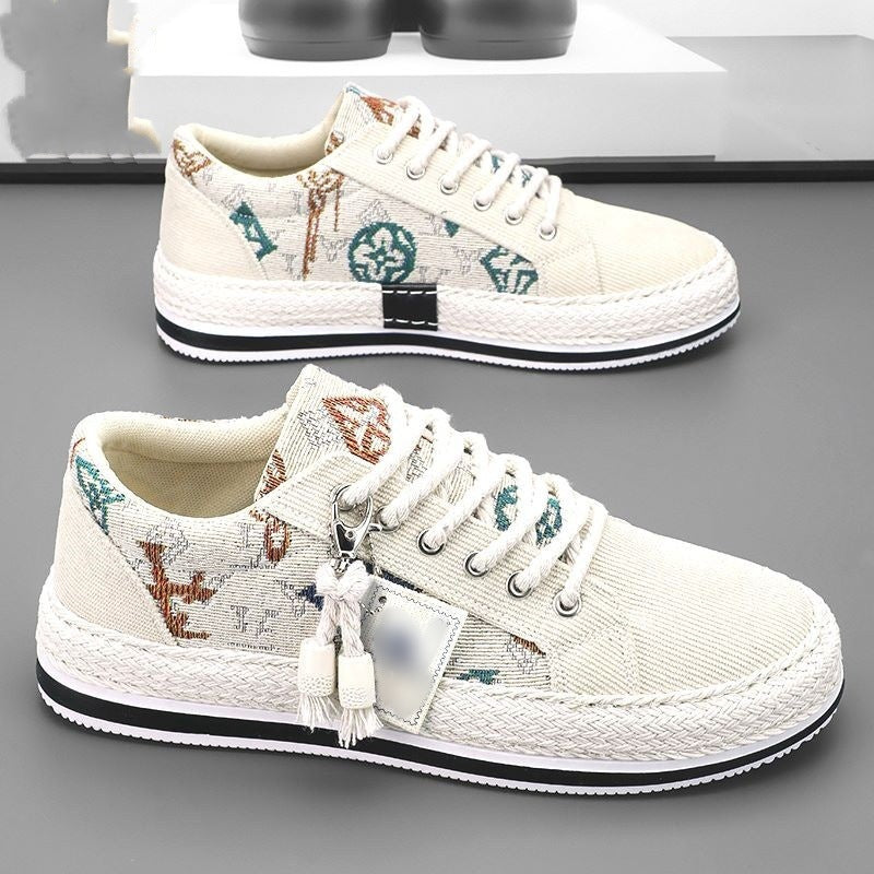 Damen Sneaker Lässig Kunstleder Stabile Sohle Schwarz