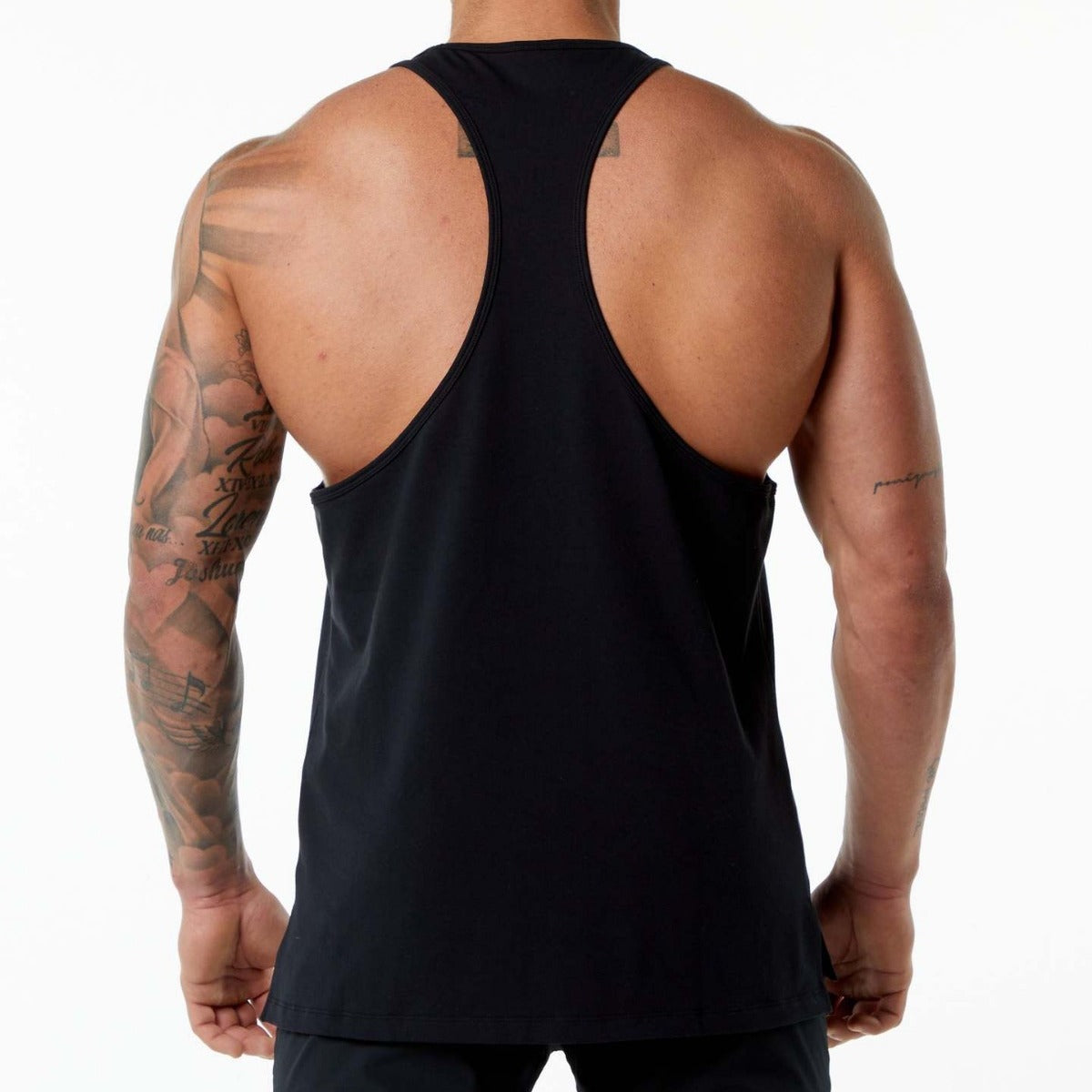 Herren Atmungsaktives Muscle Shirt Sportlich Racerback