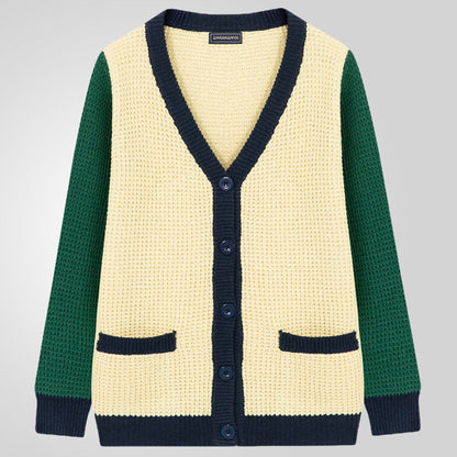 der neue Titel: Taschen BerlinGlamour wird zu Moderne Strickjacke mit Kontrastfarben