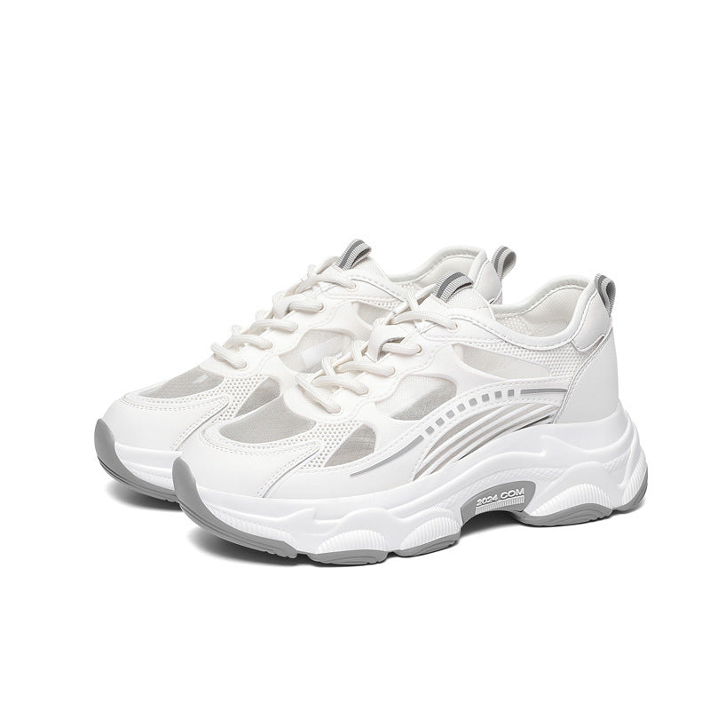 Damen Sneaker Sportlich Atmungsaktiv Dämpfend