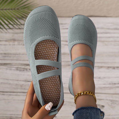 Damen Ballerinas Flexibel Atmungsaktiv Faltbar